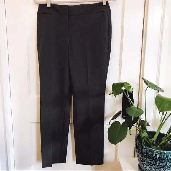 Ann Taylor Gray Modern Slim Leg Dress Pants - Picture 1 of 11